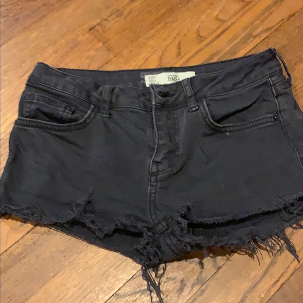Top shop ripped denim shorts